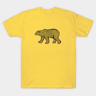 Polar Bear - hand drawn detailed animal design T-Shirt